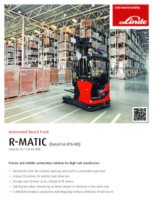 Електрически високоповдигачи Linde R16HD MATIC config. 4 