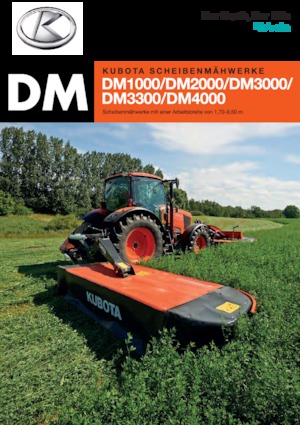 Задно монтирани навесни дискови косачки без кондиционер Kubota DM2032