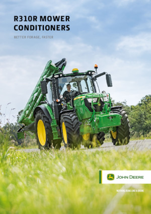 Задно монтиран косачен диск с кондиционер John Deere R310R