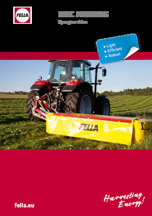 Задно монтирани навесни дискови косачки без кондиционер Fella SM 208 InLine