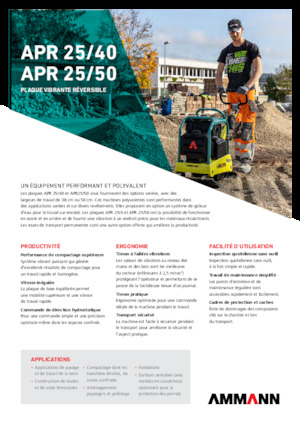 Виброплочи с обратен ход Ammann APR 2550