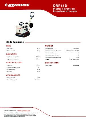 Виброплочи с обратен ход Dynapac DRP15D 