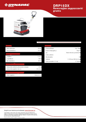 Виброплочи с обратен ход Dynapac DRP15DX