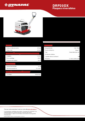 Виброплочи с обратен ход Dynapac DRP20DX