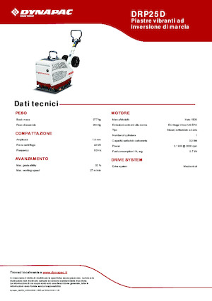 Виброплочи с обратен ход Dynapac DRP25D