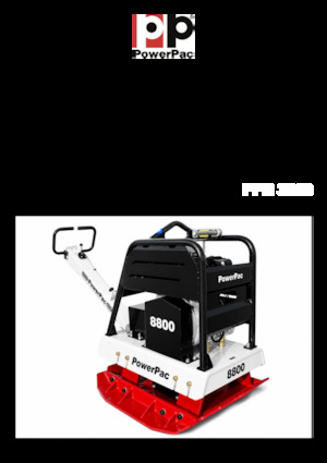 Виброплочи с обратен ход PowerPac PPR 8800