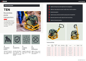 Виброплочи с обратен ход Enar TEN 3040DH