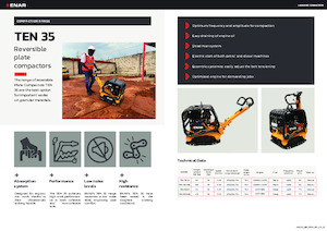Виброплочи с обратен ход Enar TEN 35GHEL