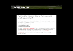 Косачки за трева и градински трактори Etesia BAHIA ELECTRIC