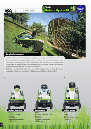 Косачки за трева и градински трактори Etesia BAHIA MKM