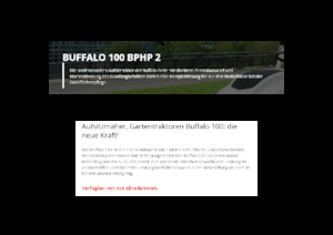 Косачки за трева и градински трактори Etesia BUFFALO 100 BPHP2