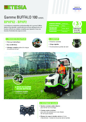 Косачки за трева и градински трактори Etesia BUFFALO 100 BPHPX2