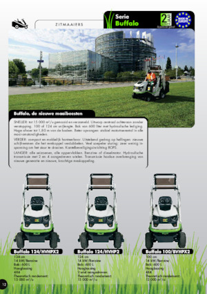 Косачки за трева и градински трактори Etesia BUFFALO 100 BVHP2