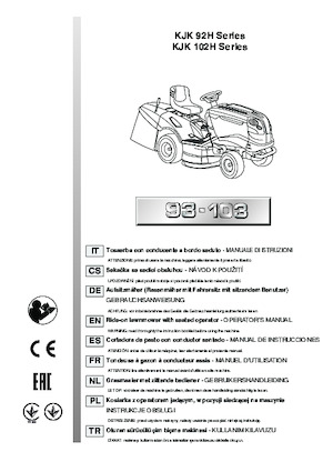 Косачки за трева и градински трактори Efco EF 93/16 K