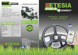 Косачки за трева и градински трактори Etesia HYDRO 80 E-CONNECT MKHP4