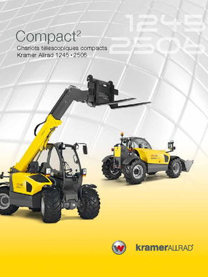 Телескопични манипулатори на материали Kramer 1245