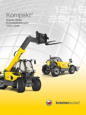 Телескопични манипулатори на материали Kramer 1245