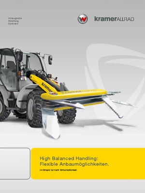 Телескопични манипулатори на материали Kramer 1245