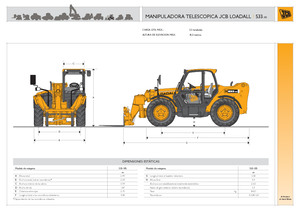 Телескопични манипулатори на материали JCB 533-105