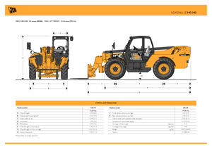 Телескопични манипулатори на материали JCB 540-140