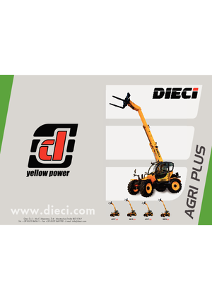 Телескопични манипулатори на материали Dieci Agri Plus 40.7 PS EVO2