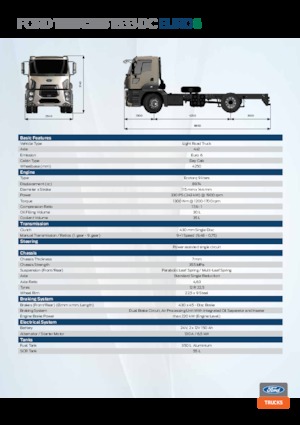 Твърдо шаси Ford 1833 DC