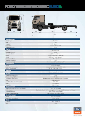 Твърдо шаси Ford 1842