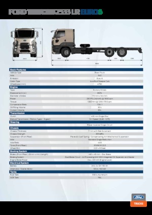 Твърдо шаси Ford 2533 LR Lowliner