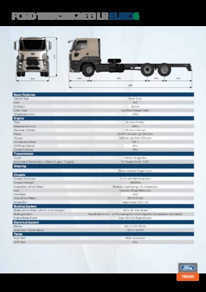 Твърдо шаси Ford 2633 LR
