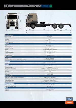 Твърдо шаси Ford 2642 HR