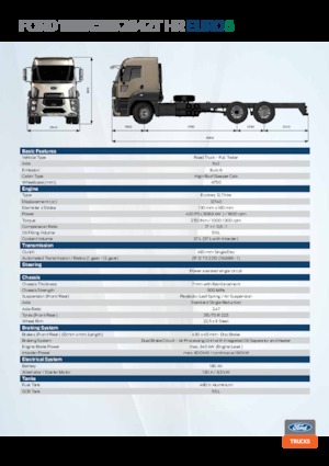 Твърдо шаси Ford 2642T HR