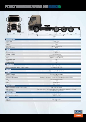 Твърдо шаси Ford 3233S HR