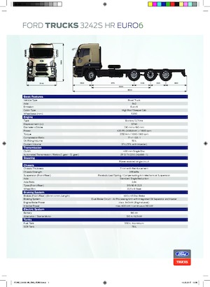 Твърдо шаси Ford 3242S HR