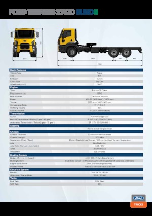 Твърдо шаси Ford 3542D