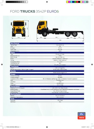 Твърдо шаси Ford 3542P