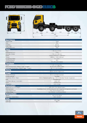 Твърдо шаси Ford 4142