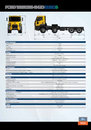 Твърдо шаси Ford 4142D