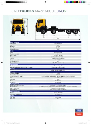 Твърдо шаси Ford 4142P 6000