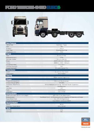 Твърдо шаси Ford 4148D