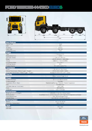 Твърдо шаси Ford 4445 XD