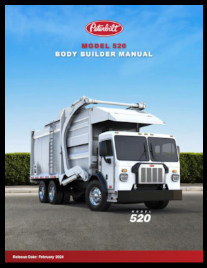 Твърдо шаси Peterbilt 520 Cummins L9N