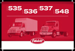 Твърдо шаси Peterbilt 537 PX-7