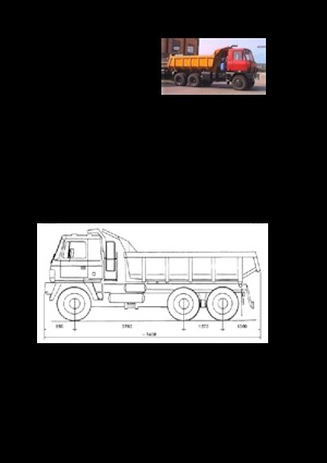 Твърдо шаси Tatra 815 S1 26 208 6x6.2