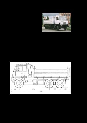 Твърдо шаси Tatra 815 S3 26 208 6x6.2