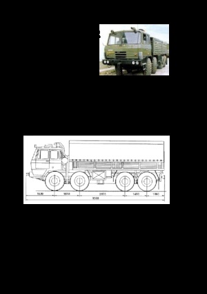 Твърдо шаси Tatra 815 VVN 8x8