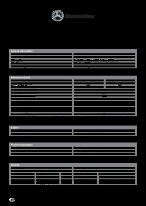 Твърдо шаси Mercedes-Benz Actros 1824 L 4x2