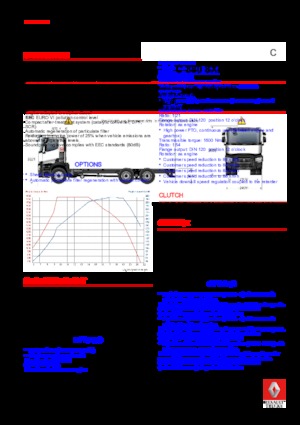 Твърдо шаси Renault C 380 8X4*4 R TRIDEM