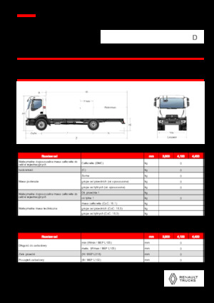 Твърдо шаси Renault D 18 4X2 R TANKER 320 E6