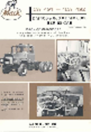 Твърдо шаси Mack DMM-6006S CA491 END 673 E 6x4