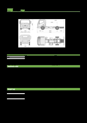 Твърдо шаси Hyundai Commercial Vehicles EX5 4x2 D4DB-d